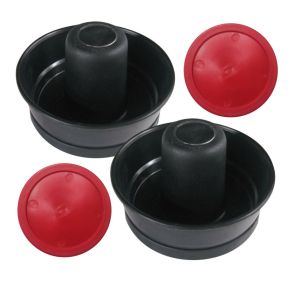 Kit com 2 Rebatedores e 2 Discos para Mesas de Aero Hockey - Klopf - Cód. 2037