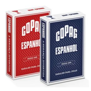 2 Baralhos Copag - Espanhol Azul e Vermelho - 92191AV