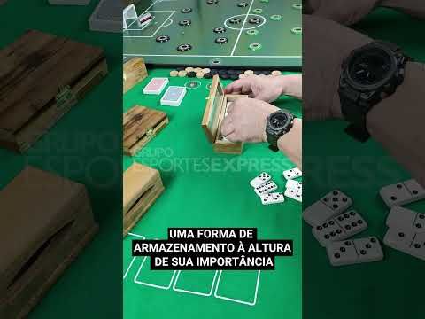 Salão de Jogos - Porta Dominó em Madeira de Imbuia Botticelli com